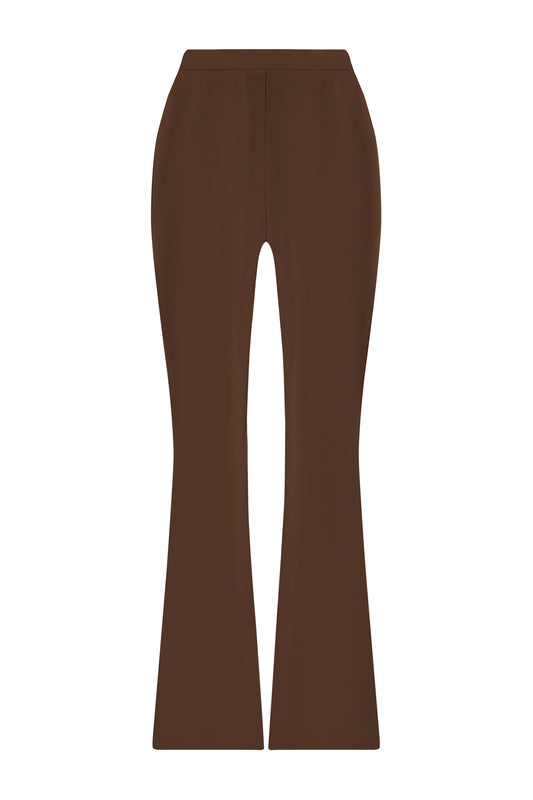 Flare Trousers Chocolate
