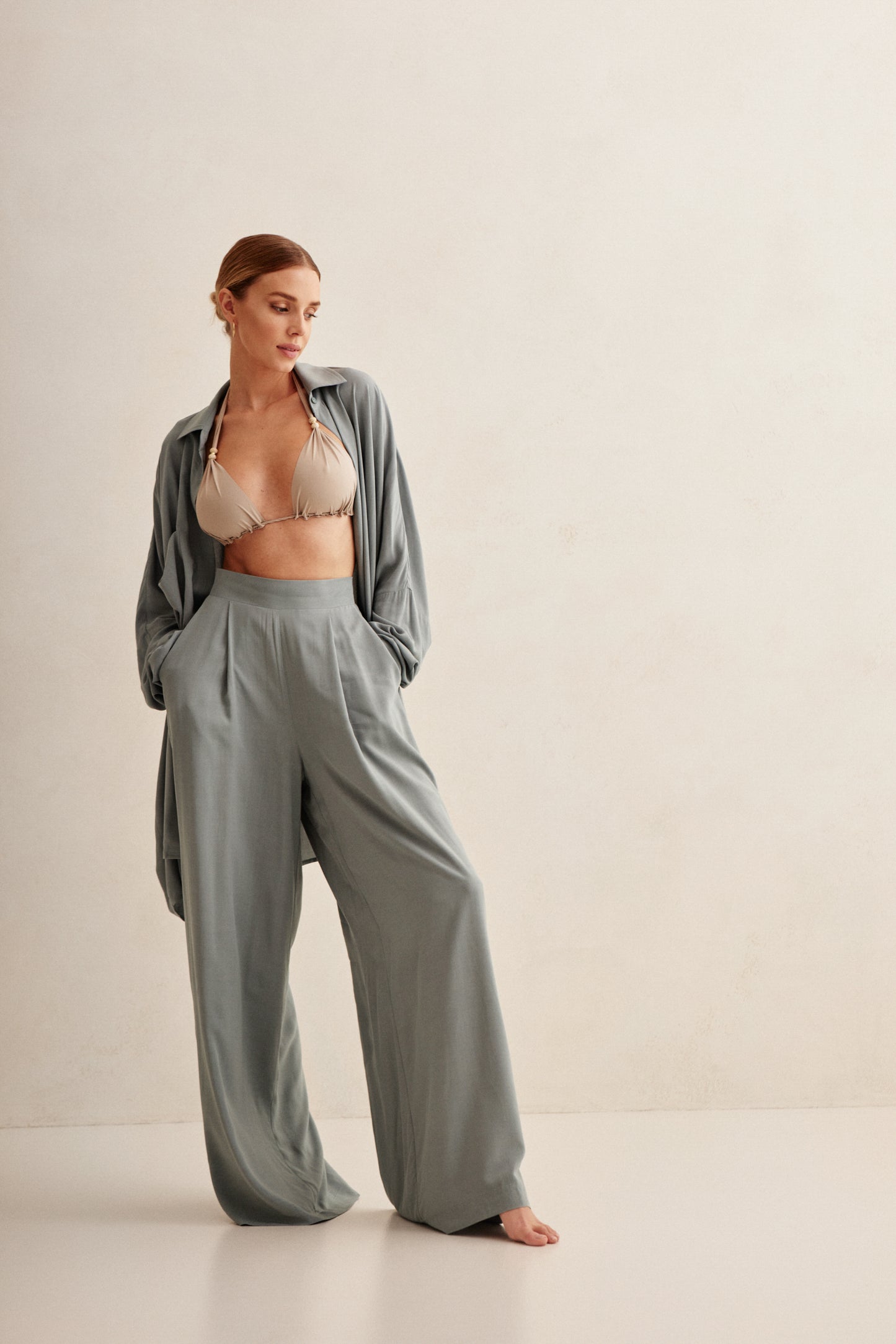 - COMO - SAGE TROUSERS