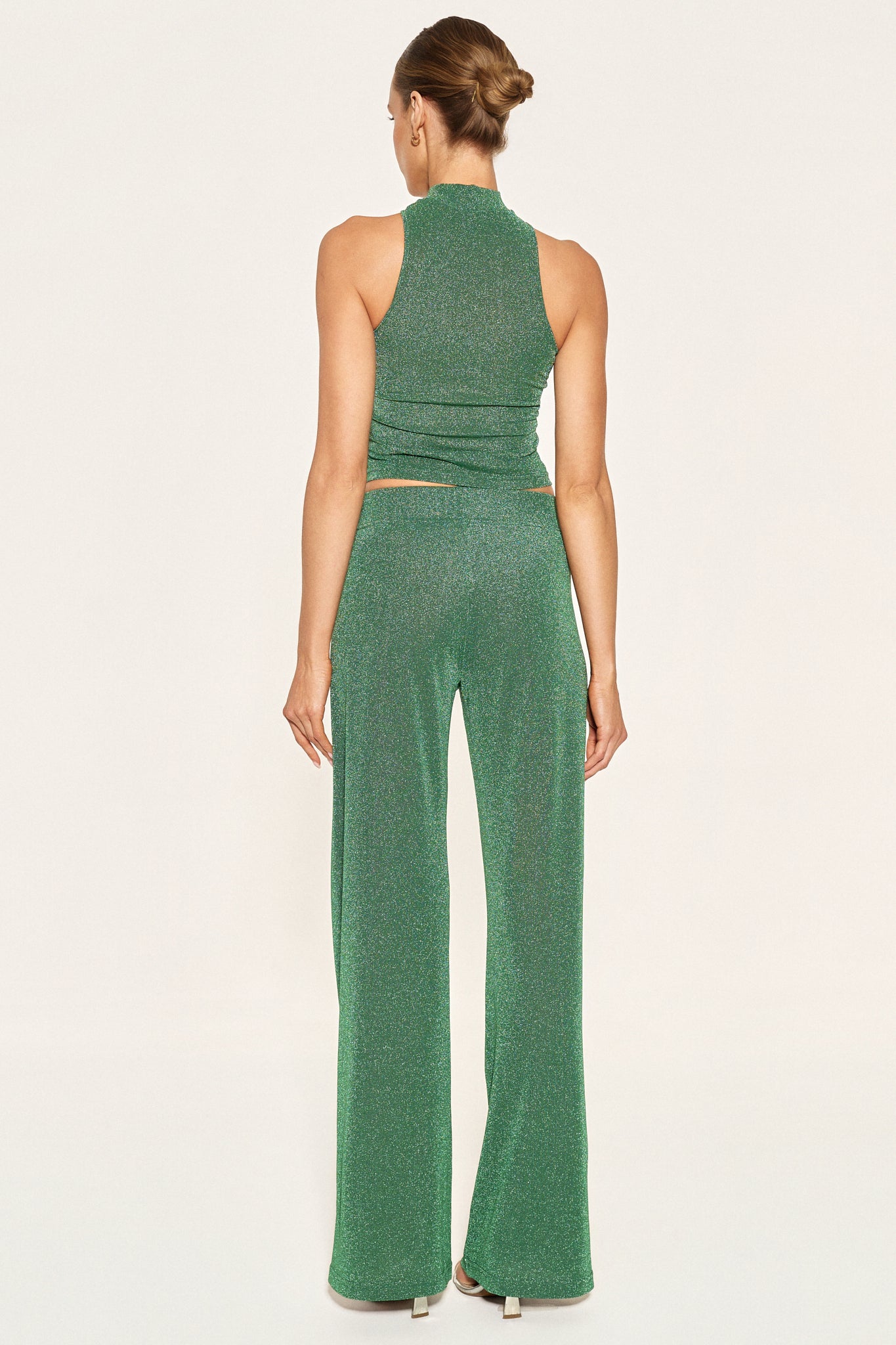 - SPARKLE TOP WITH SHELL - EMERALD |PRE-ORDER WYSYŁKA OD 27.05|
