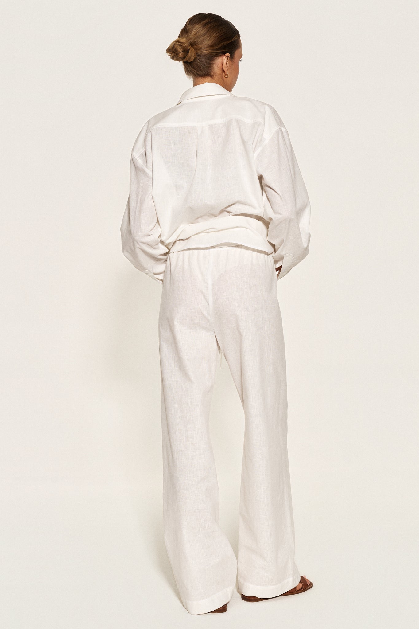 - SAO PAULO TROUSERS - WHITE