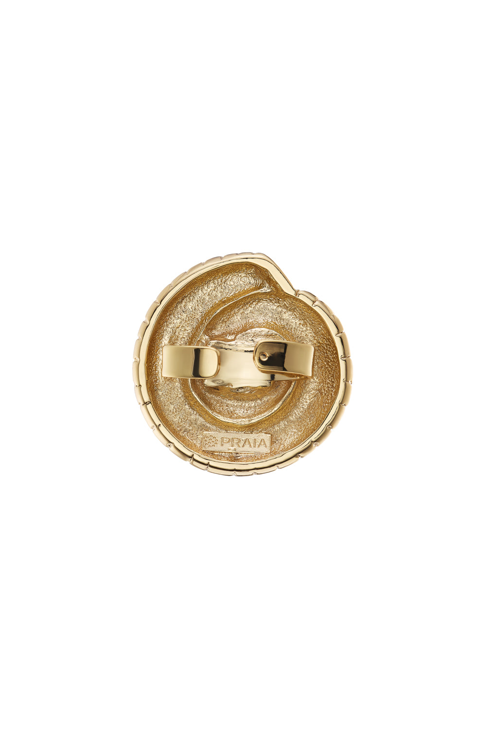 SHELL RING - 24K GOLD -