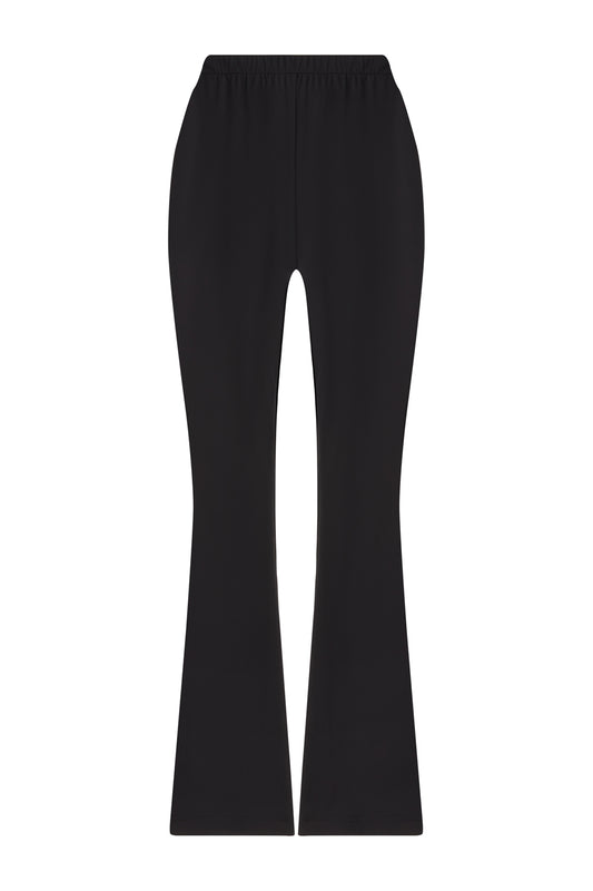 Flare Trousers Black