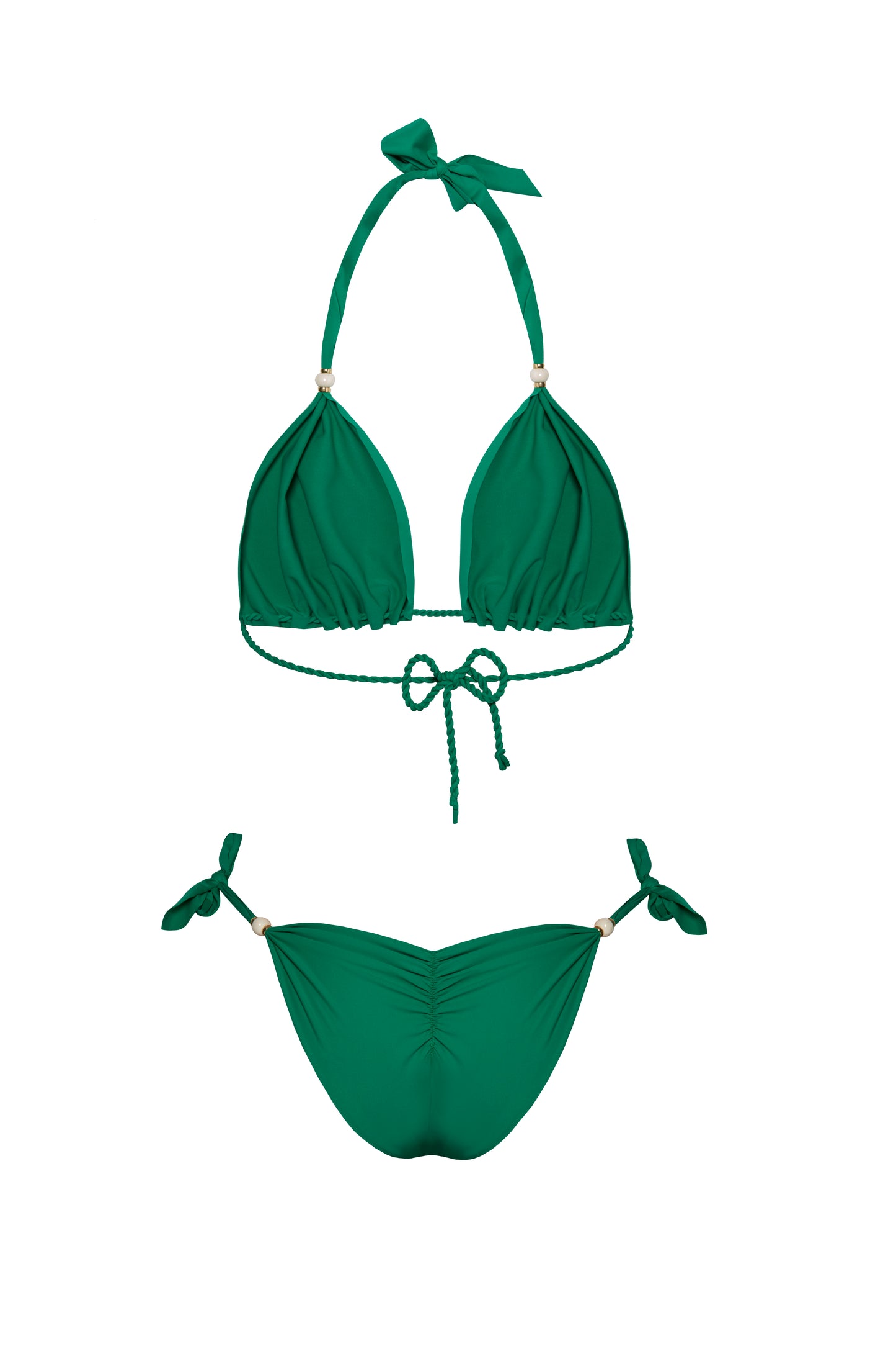 Modny strój kąpielowy w odcieniach zieleni BB Ocean Eyes marki Praia Beachwear