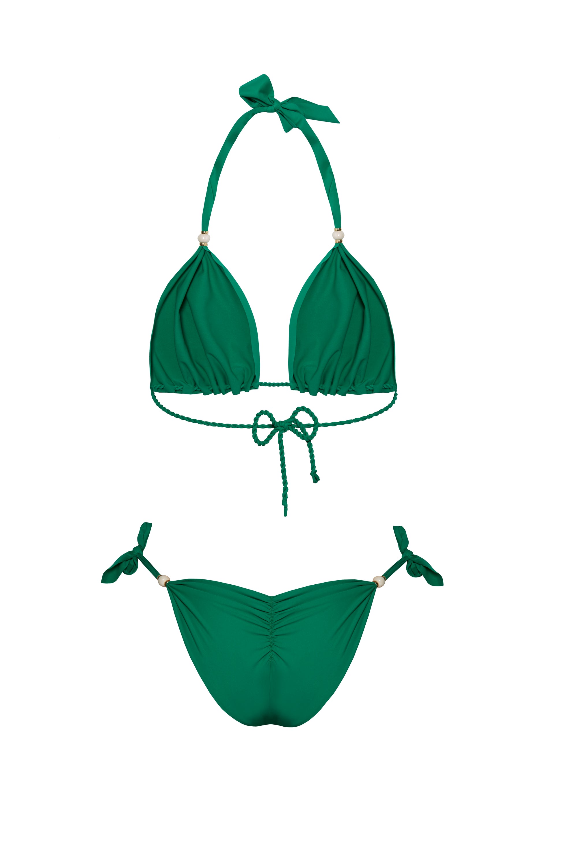 Modny strój kąpielowy w odcieniach zieleni BB Ocean Eyes marki Praia Beachwear