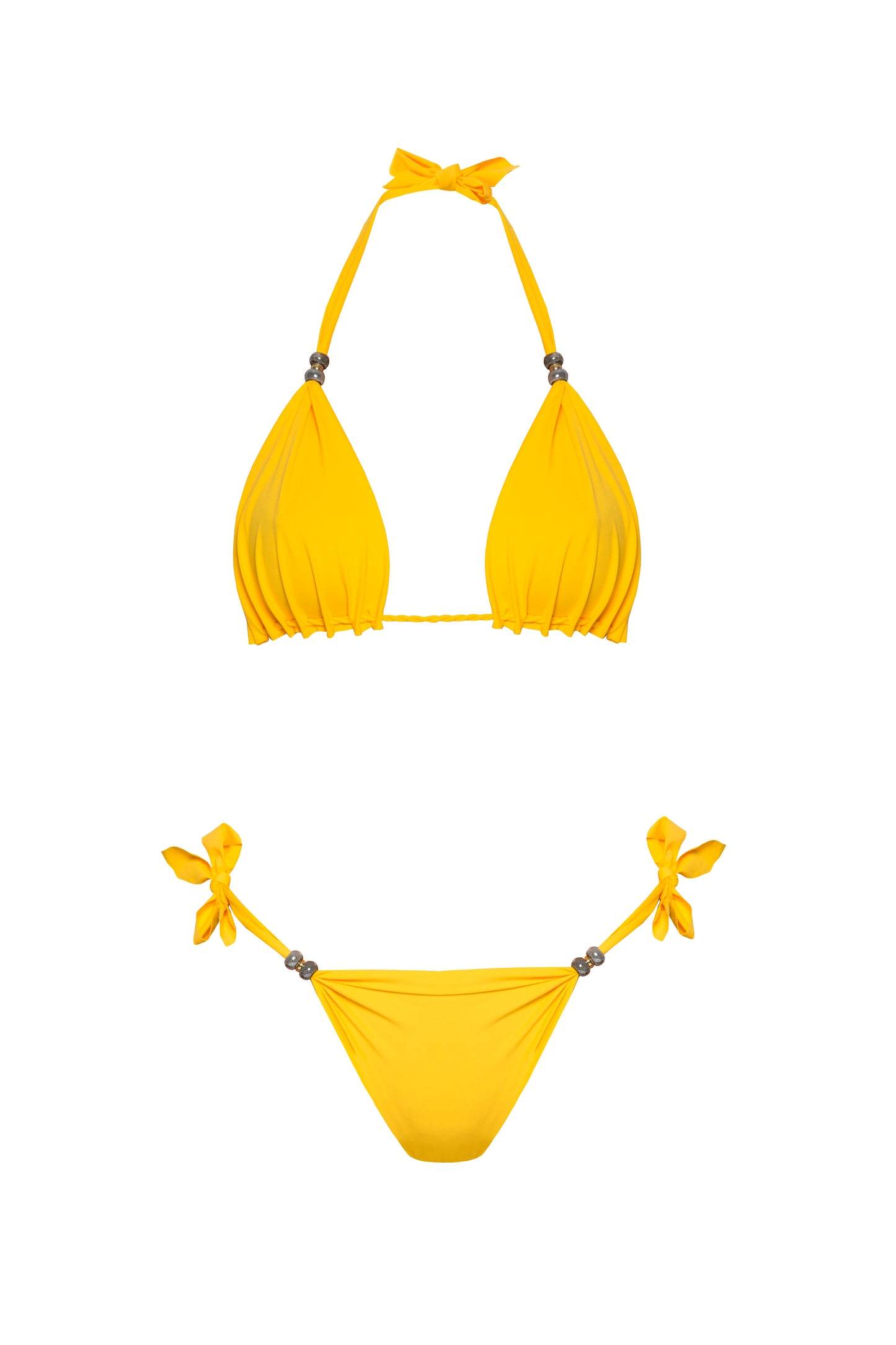 Modne bikini w odcieniach żółtego BB Sunny od marki Praia Beachwear idelane na lato